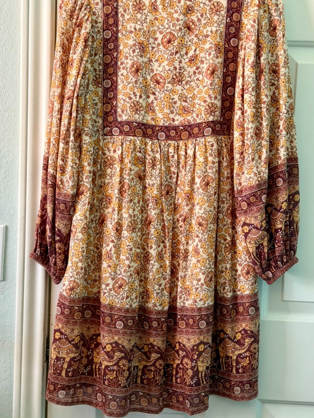 SOLD!!! Spell & The Gypsy Sundown Boho Mini Dress - Picture 4 of 14